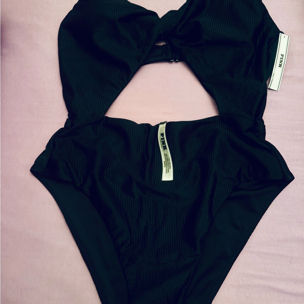 Victoria Secret Pink Swim Twist-It Cut Out Swimsuit L